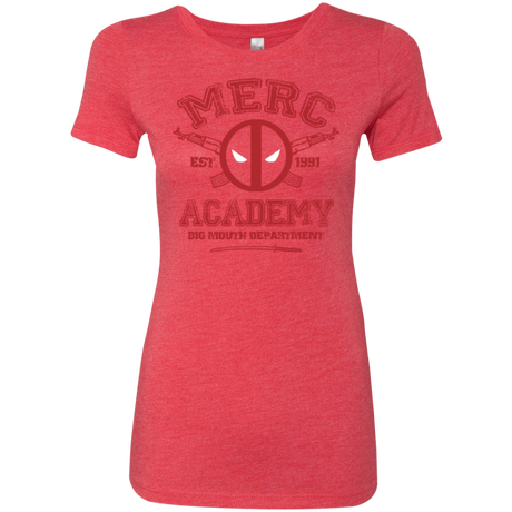T-Shirts Vintage Red / Small Merc Academy Women's Triblend T-Shirt