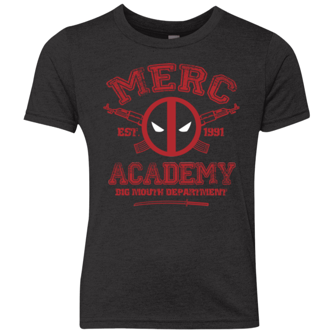 T-Shirts Vintage Black / YXS Merc Academy Youth Triblend T-Shirt