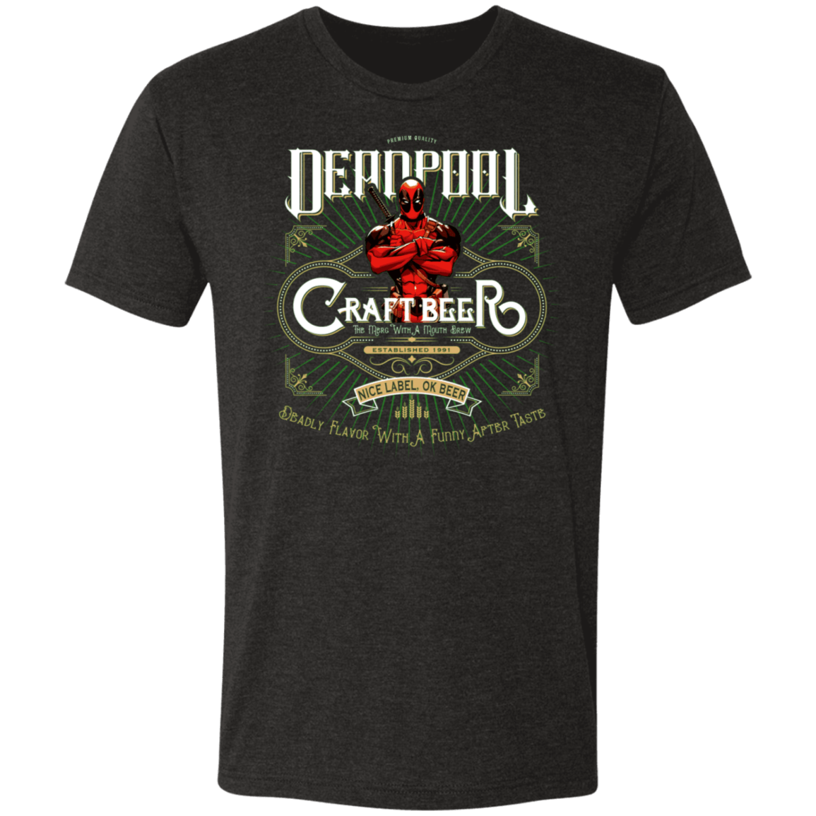 T-Shirts Vintage Black / S Merc Brew Men's Triblend T-Shirt