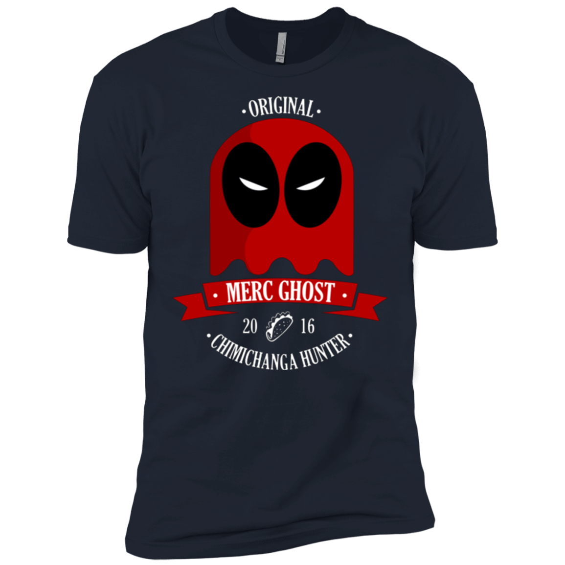 T-Shirts Midnight Navy / X-Small Merc Ghost Full Men's Premium T-Shirt