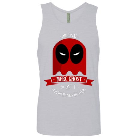 T-Shirts Heather Grey / Small Merc Ghost Full Men's Premium Tank Top