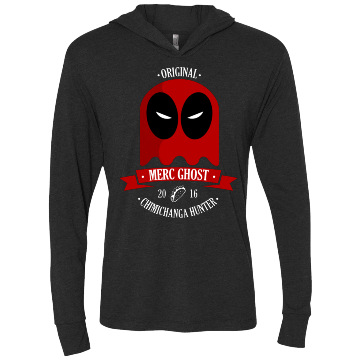 T-Shirts Vintage Black / X-Small Merc Ghost Full Triblend Long Sleeve Hoodie Tee