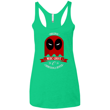 T-Shirts Envy / X-Small Merc Ghost Full Women's Triblend Racerback Tank