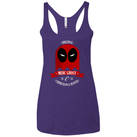 T-Shirts Purple / X-Small Merc Ghost Full Women's Triblend Racerback Tank
