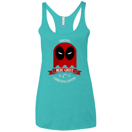 T-Shirts Tahiti Blue / X-Small Merc Ghost Full Women's Triblend Racerback Tank