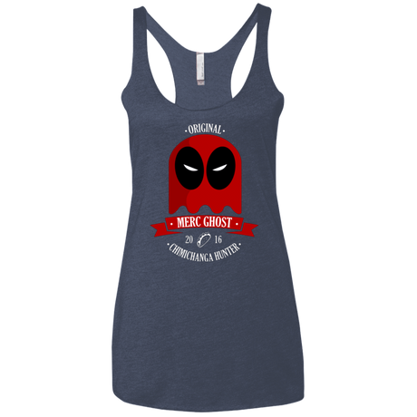 T-Shirts Vintage Navy / X-Small Merc Ghost Full Women's Triblend Racerback Tank