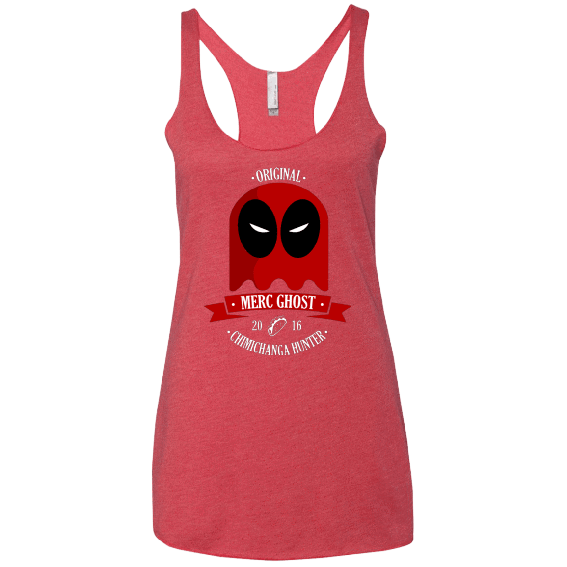 T-Shirts Vintage Red / X-Small Merc Ghost Full Women's Triblend Racerback Tank