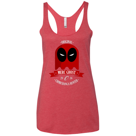 T-Shirts Vintage Red / X-Small Merc Ghost Full Women's Triblend Racerback Tank