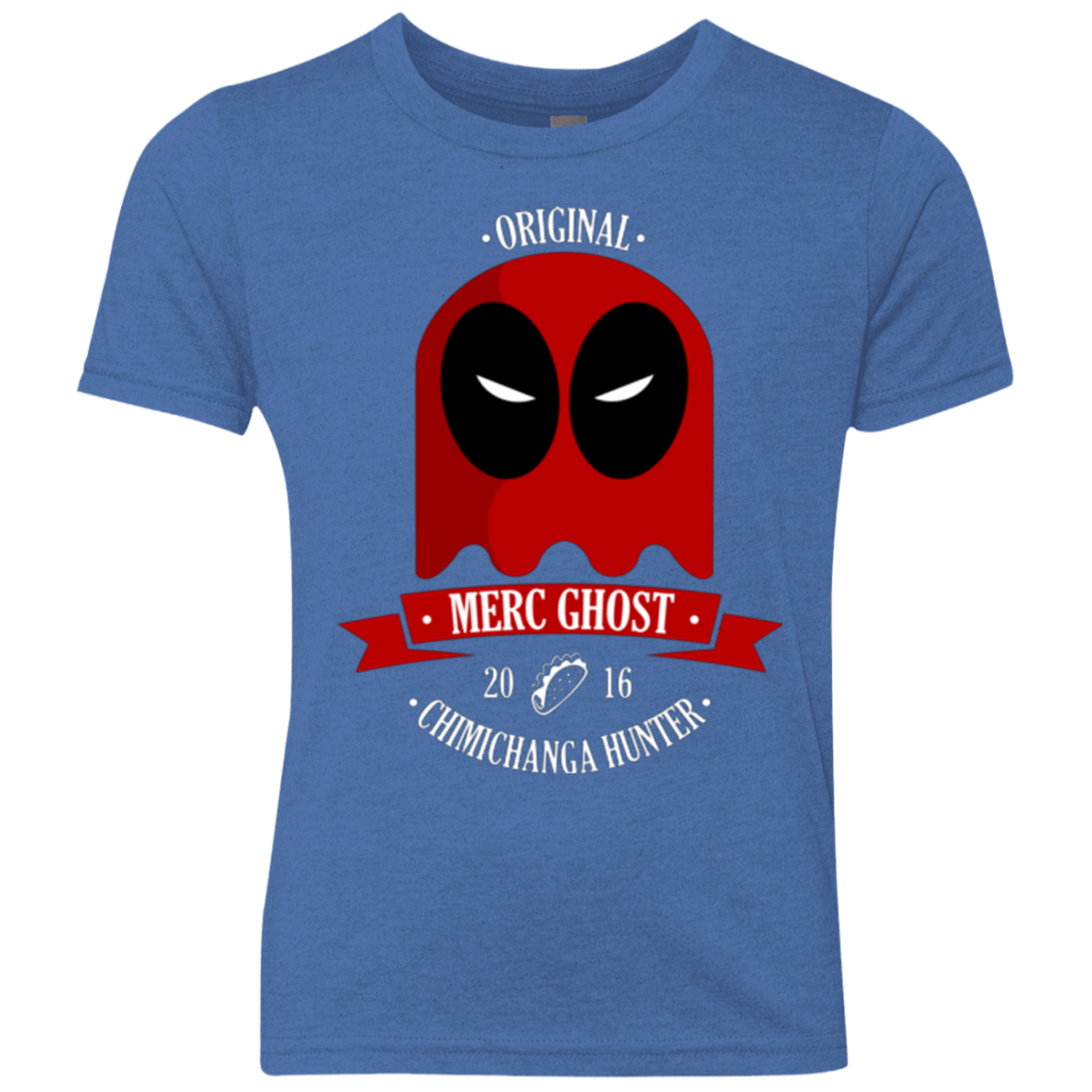 T-Shirts Vintage Royal / YXS Merc Ghost Full Youth Triblend T-Shirt