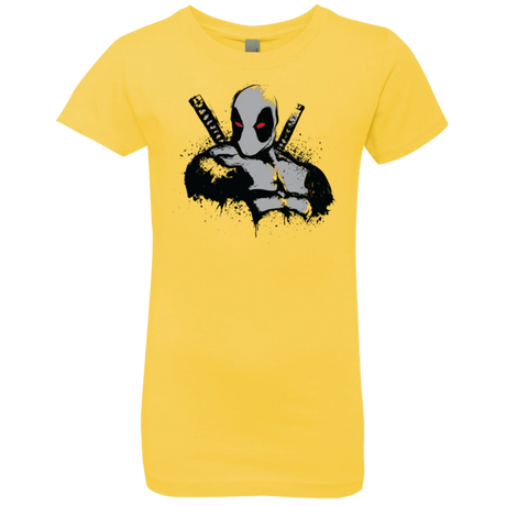 T-Shirts Vibrant Yellow / YXS Merc in Grey X Force Girls Premium T-Shirt