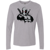 T-Shirts Heather Grey / Small Merc in Grey X Force Men's Premium Long Sleeve