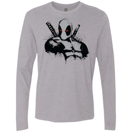 T-Shirts Heather Grey / Small Merc in Grey X Force Men's Premium Long Sleeve