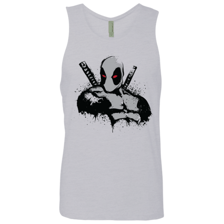 T-Shirts Heather Grey / Small Merc in Grey X Force Men's Premium Tank Top