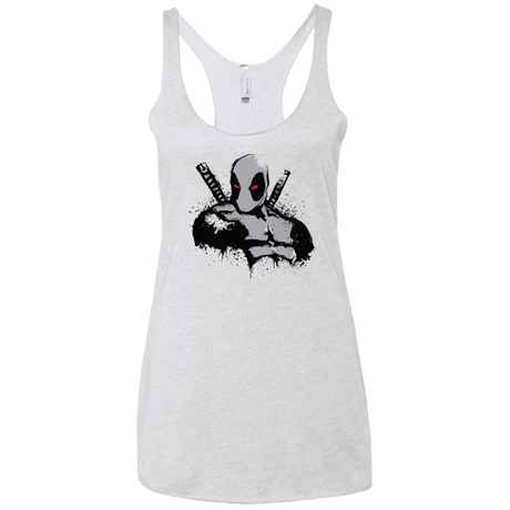 T-Shirts Heather White / X-Small Merc in Grey X Force Women's Triblend Racerback Tank