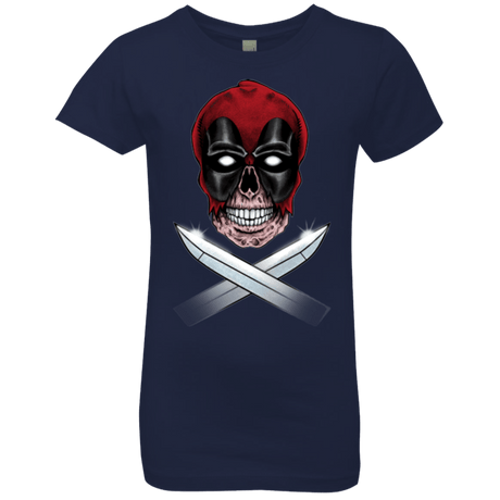 T-Shirts Midnight Navy / YXS Merc Pirate Girls Premium T-Shirt