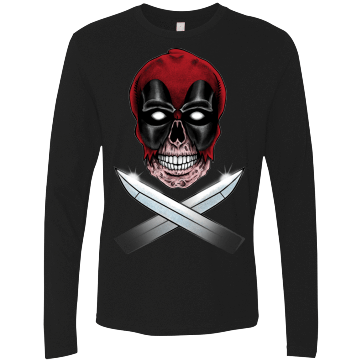 T-Shirts Black / Small Merc Pirate Men's Premium Long Sleeve