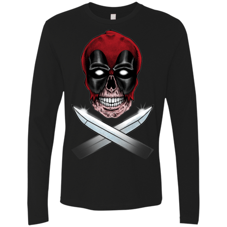 T-Shirts Black / Small Merc Pirate Men's Premium Long Sleeve