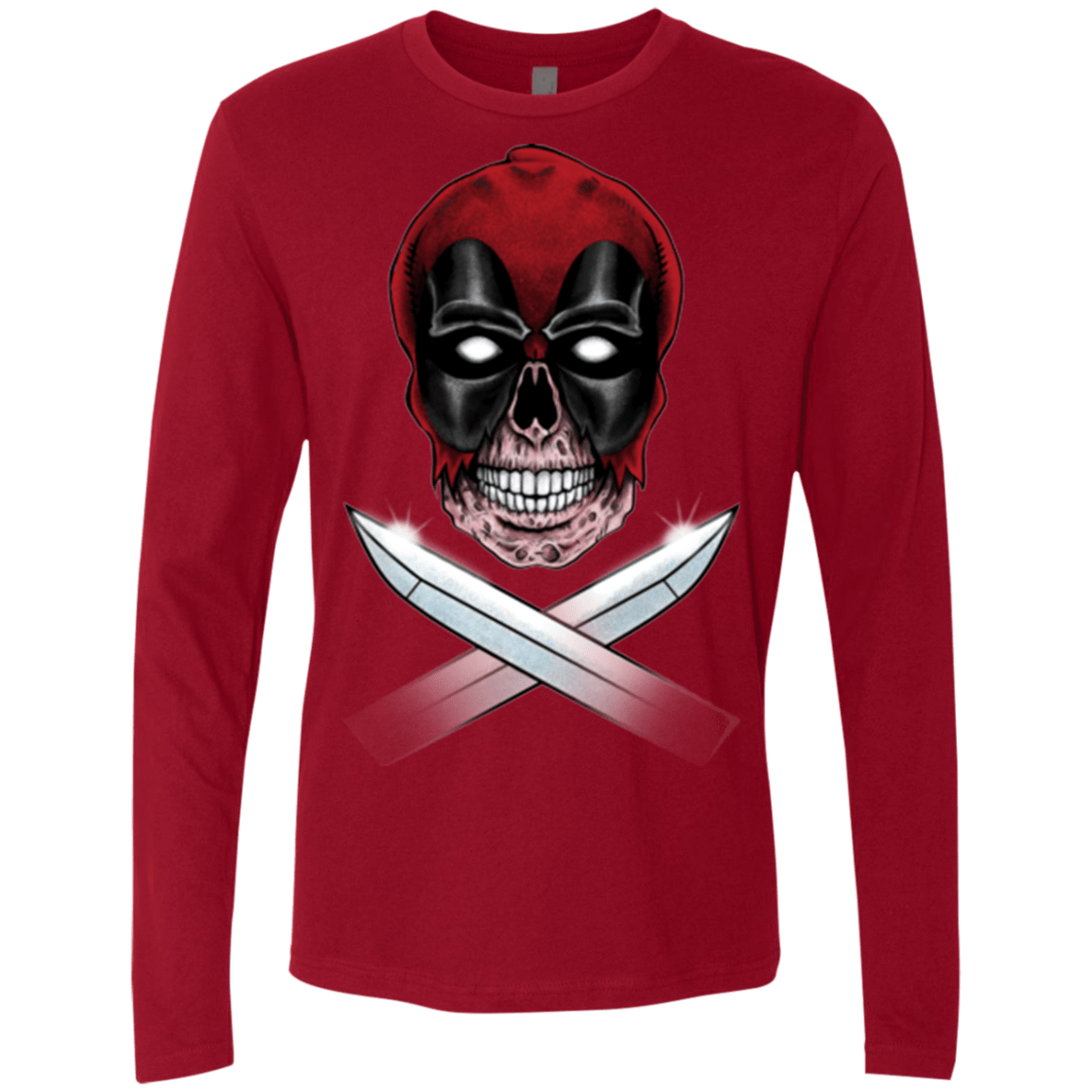 T-Shirts Cardinal / Small Merc Pirate Men's Premium Long Sleeve