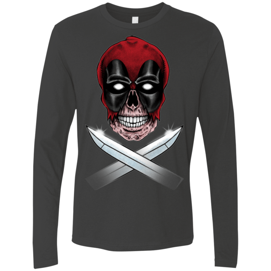 T-Shirts Heavy Metal / Small Merc Pirate Men's Premium Long Sleeve