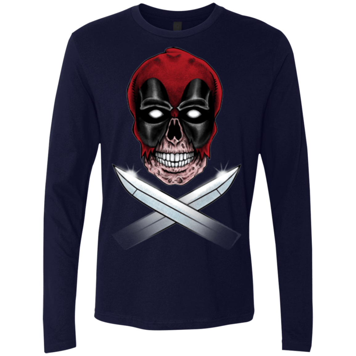 T-Shirts Midnight Navy / Small Merc Pirate Men's Premium Long Sleeve