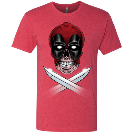 T-Shirts Vintage Red / Small Merc Pirate Men's Triblend T-Shirt