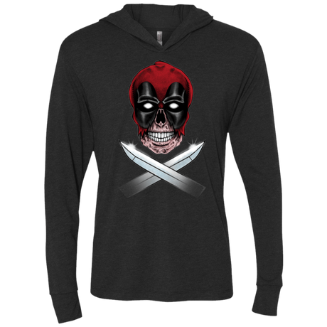 T-Shirts Vintage Black / X-Small Merc Pirate Triblend Long Sleeve Hoodie Tee