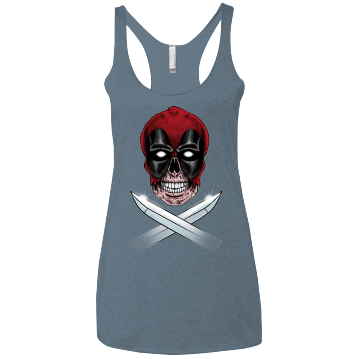 T-Shirts Indigo / X-Small Merc Pirate Women's Triblend Racerback Tank