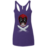 T-Shirts Purple / X-Small Merc Pirate Women's Triblend Racerback Tank