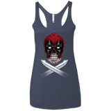 T-Shirts Vintage Navy / X-Small Merc Pirate Women's Triblend Racerback Tank