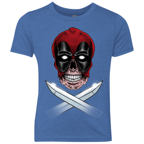 T-Shirts Vintage Royal / YXS Merc Pirate Youth Triblend T-Shirt