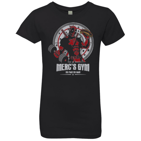 T-Shirts Black / YXS Merc's Gym Girls Premium T-Shirt