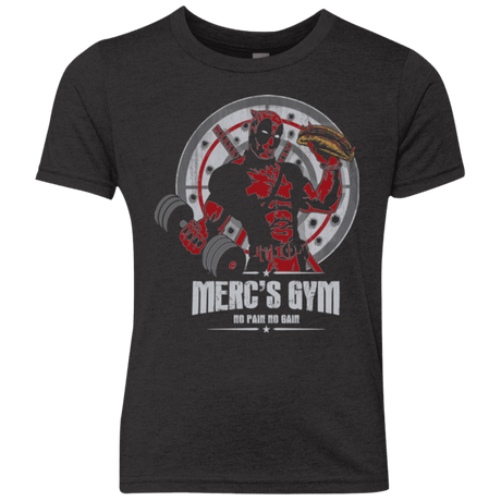 T-Shirts Vintage Black / YXS Merc's Gym Youth Triblend T-Shirt