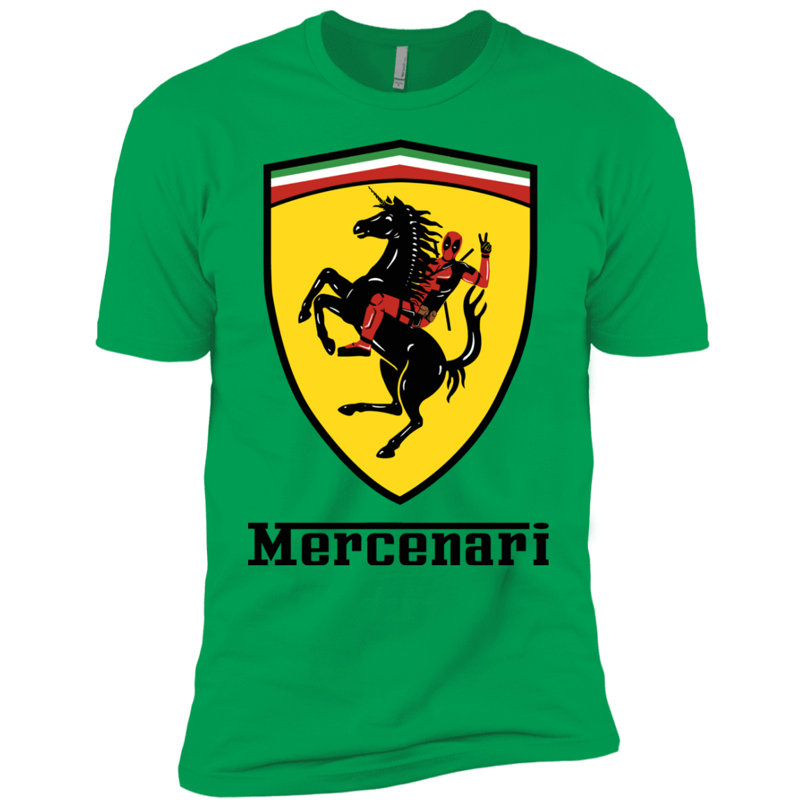 T-Shirts Kelly Green / YXS Mercenari Boys Premium T-Shirt