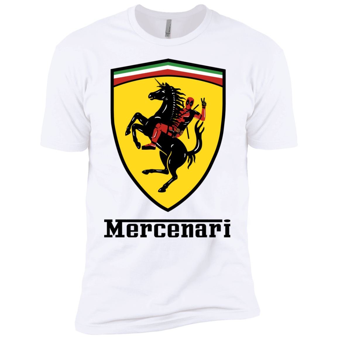T-Shirts White / YXS Mercenari Boys Premium T-Shirt