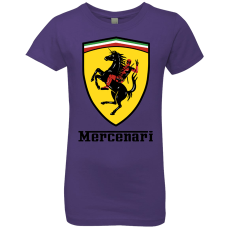 T-Shirts Purple Rush / YXS Mercenari Girls Premium T-Shirt
