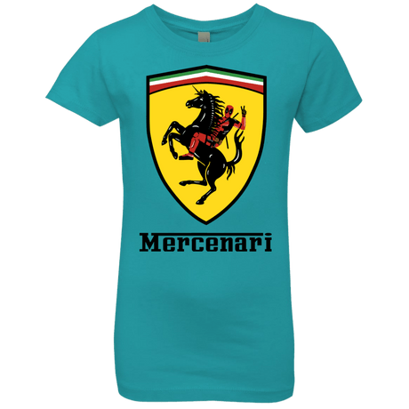 T-Shirts Tahiti Blue / YXS Mercenari Girls Premium T-Shirt