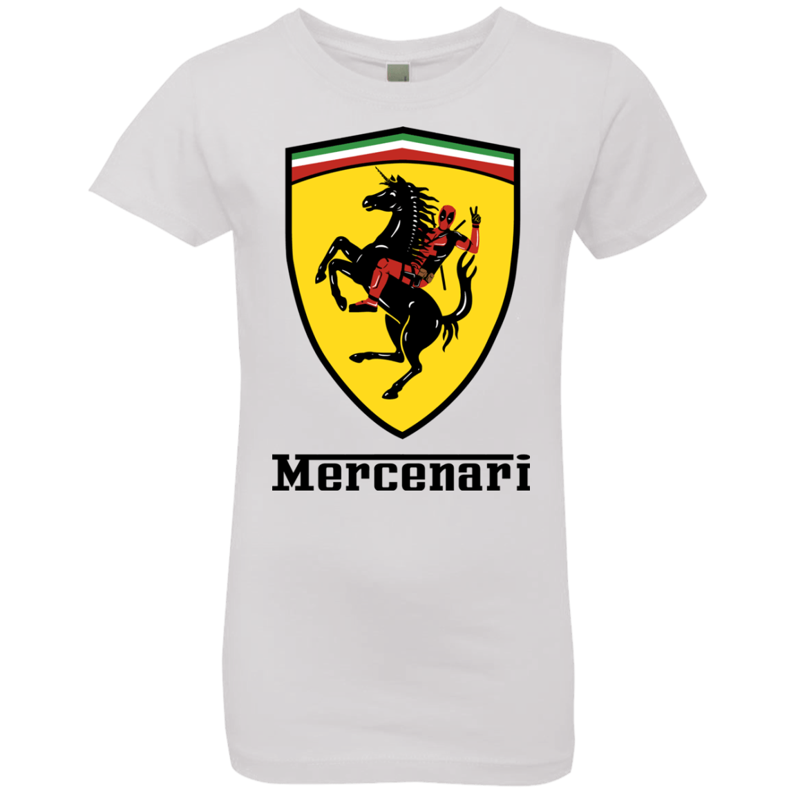 T-Shirts White / YXS Mercenari Girls Premium T-Shirt