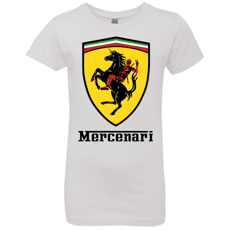 T-Shirts White / YXS Mercenari Girls Premium T-Shirt