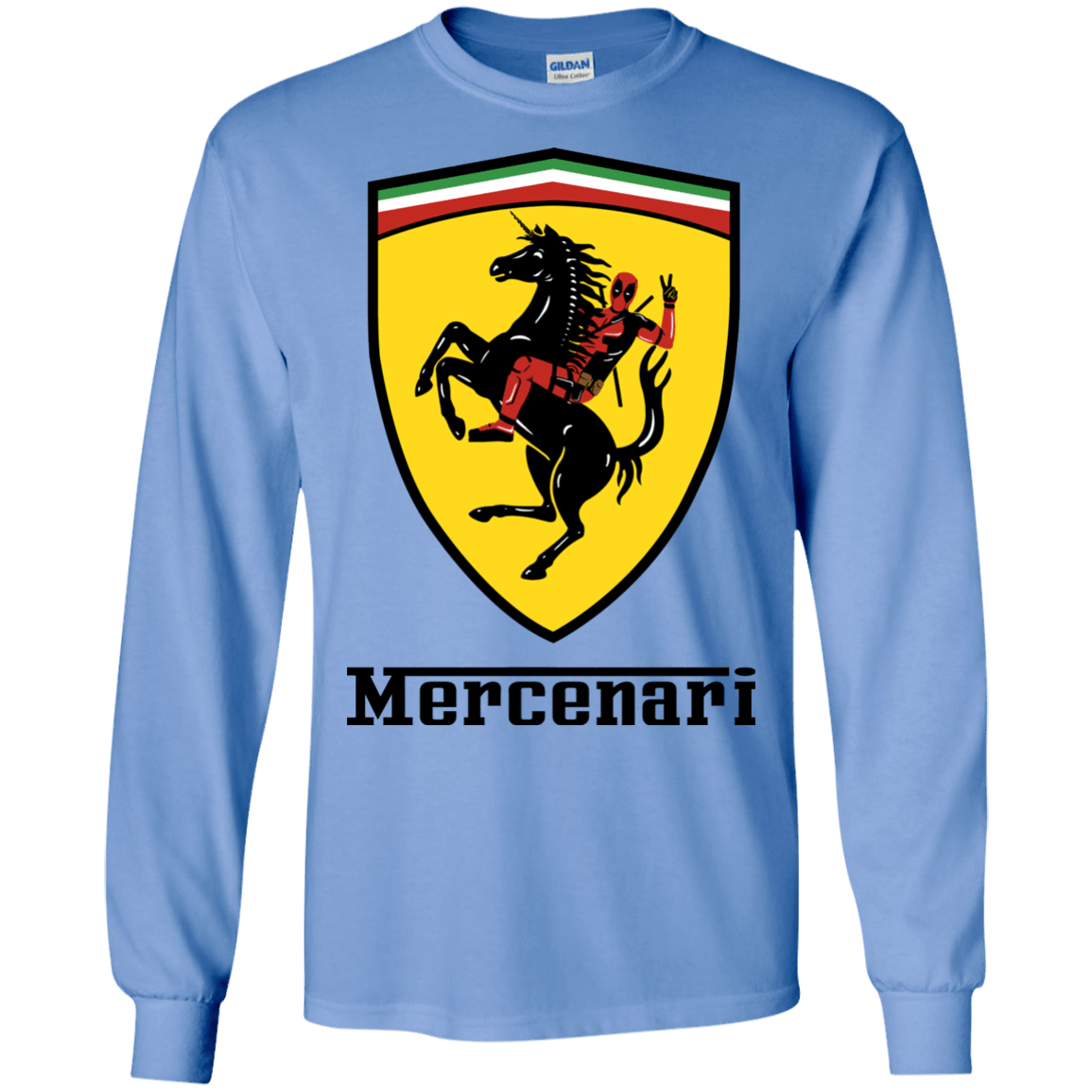 T-Shirts Carolina Blue / S Mercenari Men's Long Sleeve T-Shirt