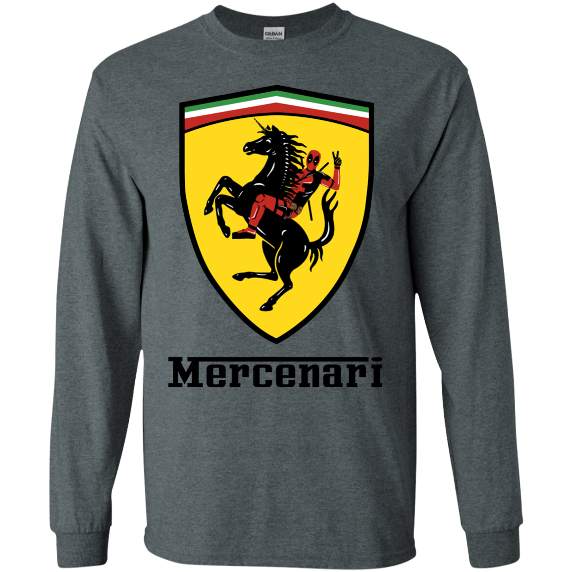 T-Shirts Dark Heather / S Mercenari Men's Long Sleeve T-Shirt