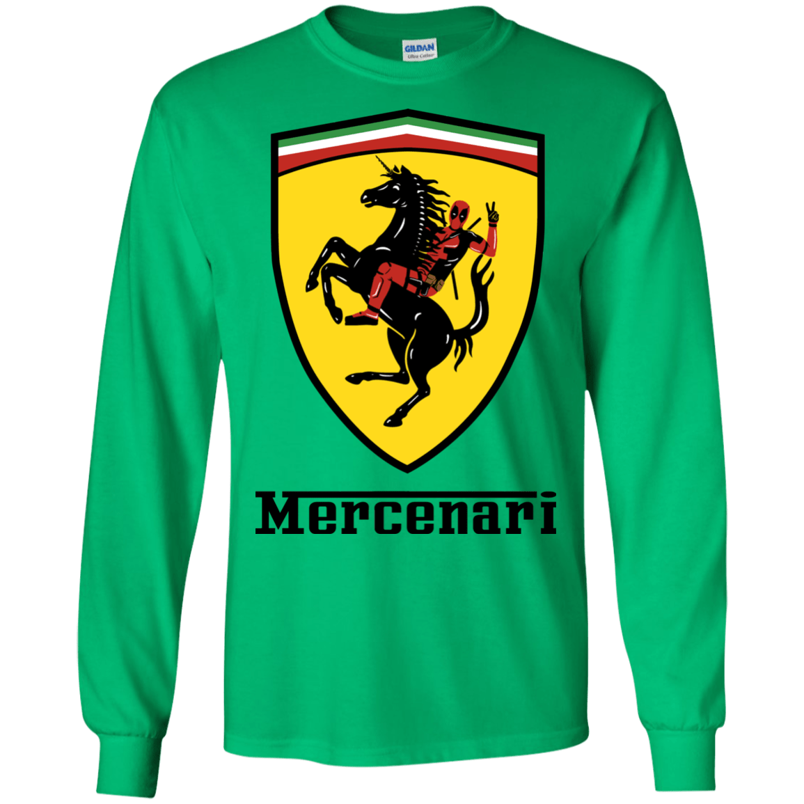 T-Shirts Irish Green / S Mercenari Men's Long Sleeve T-Shirt