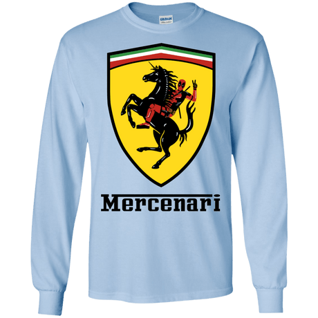 T-Shirts Light Blue / S Mercenari Men's Long Sleeve T-Shirt