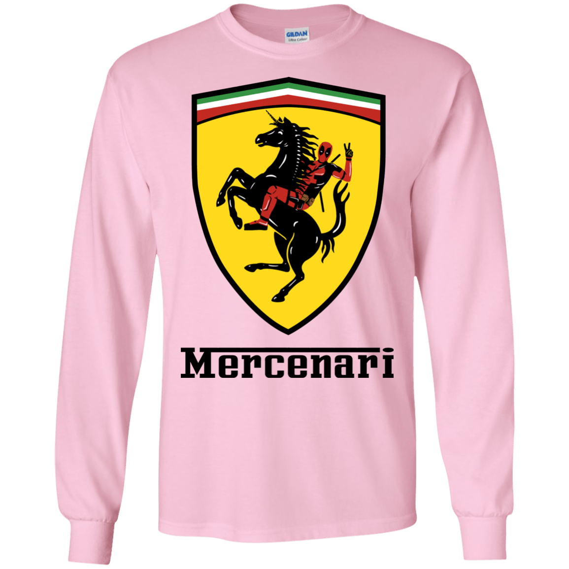 T-Shirts Light Pink / S Mercenari Men's Long Sleeve T-Shirt