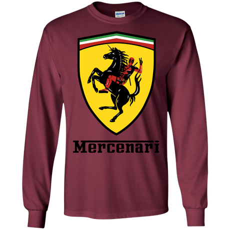 T-Shirts Maroon / S Mercenari Men's Long Sleeve T-Shirt