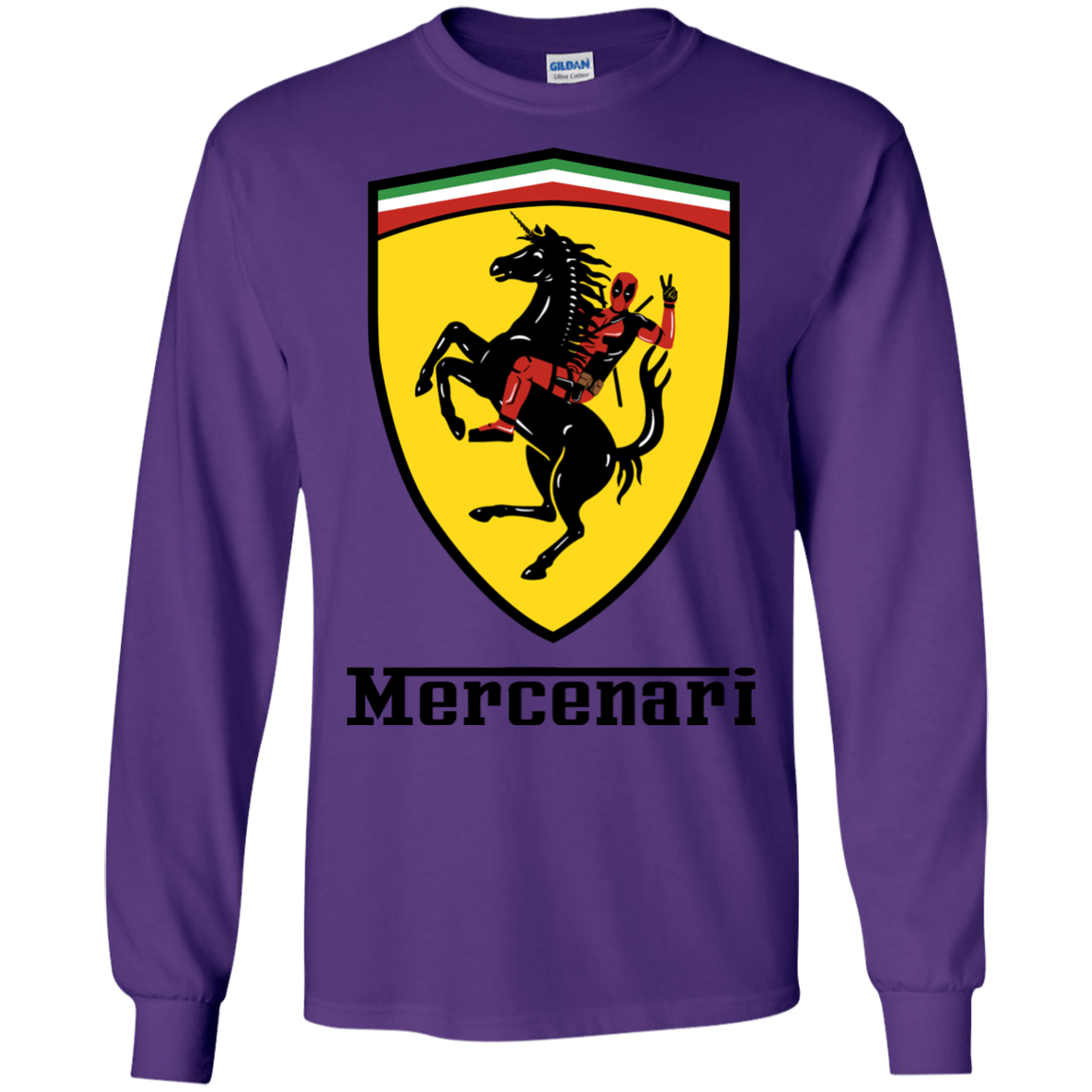 T-Shirts Purple / S Mercenari Men's Long Sleeve T-Shirt