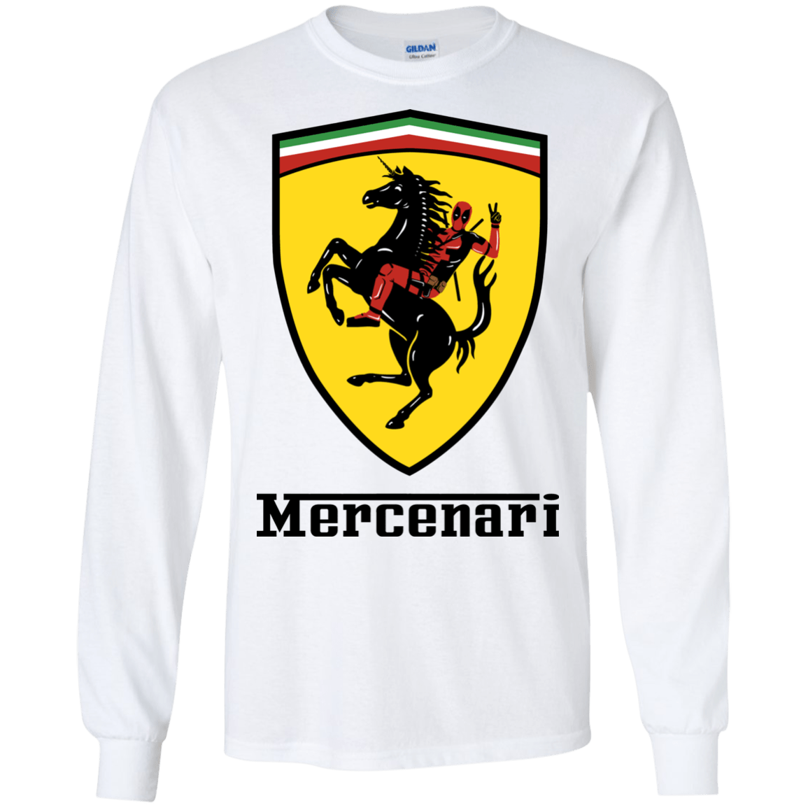 T-Shirts White / S Mercenari Men's Long Sleeve T-Shirt