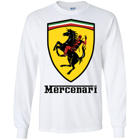 T-Shirts White / S Mercenari Men's Long Sleeve T-Shirt