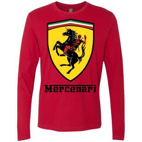 T-Shirts Red / S Mercenari Men's Premium Long Sleeve