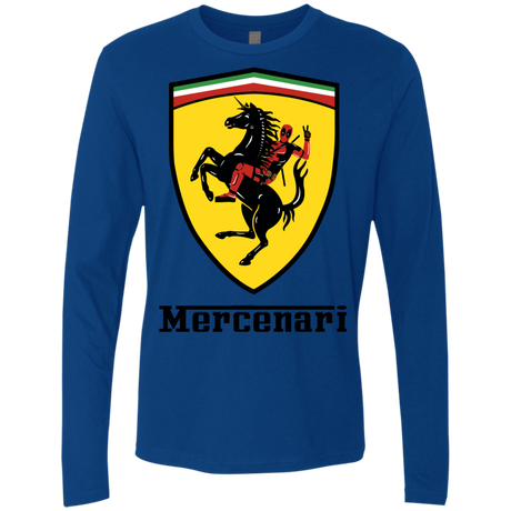 T-Shirts Royal / S Mercenari Men's Premium Long Sleeve