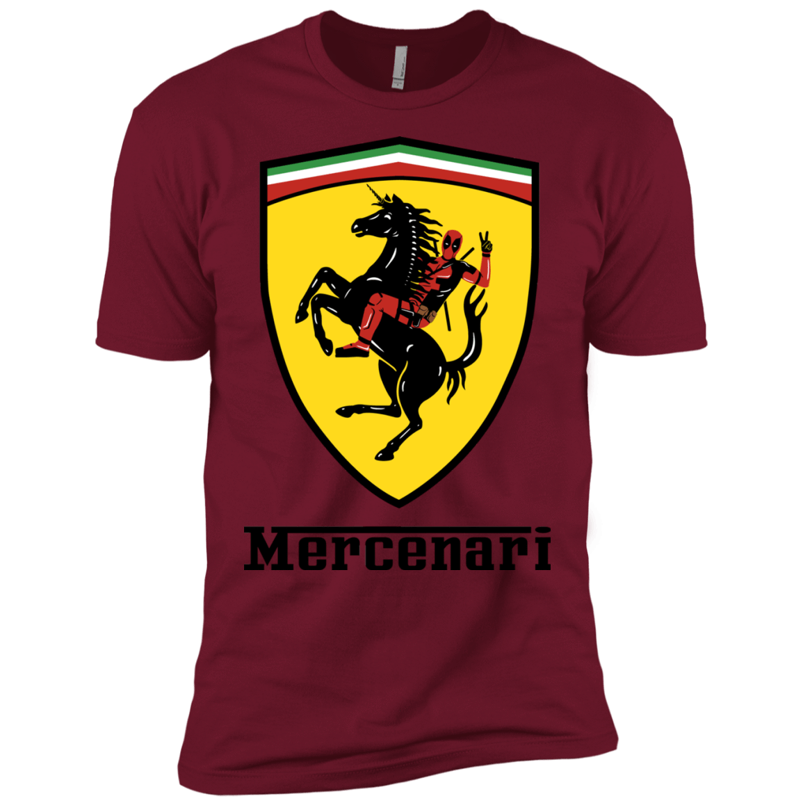 T-Shirts Cardinal / X-Small Mercenari Men's Premium T-Shirt